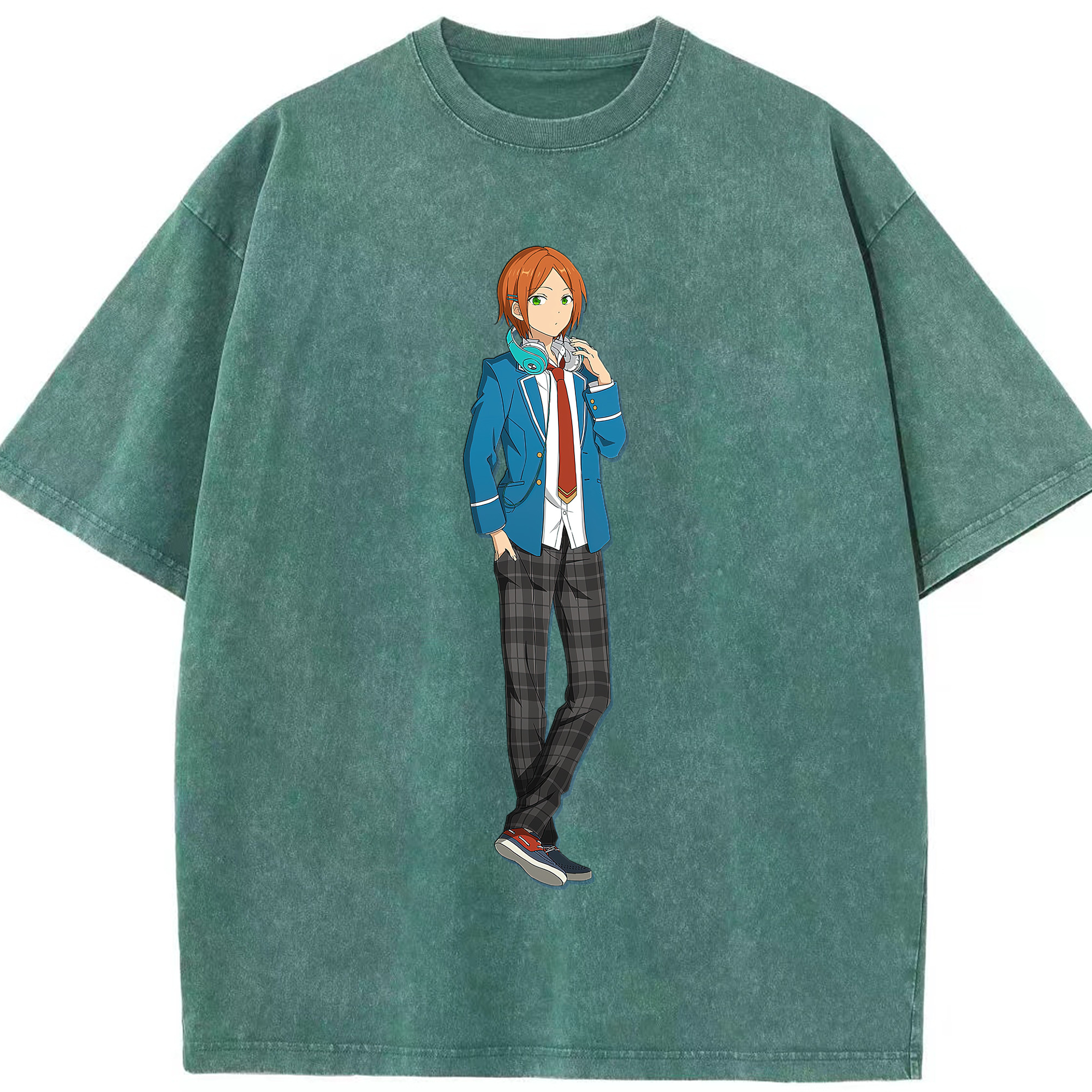 （画像用） あんさんぶるスターズ! Ensemble Stars 綿100% ヴィンテージ風 半袖Tシャツ（フロントプリント）